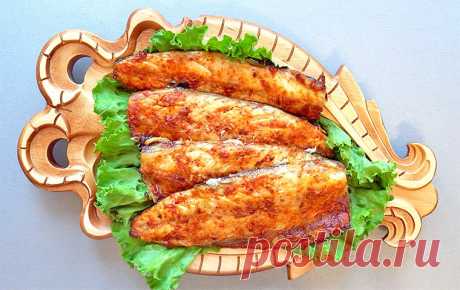 Скумбрия, запеченная в духовке