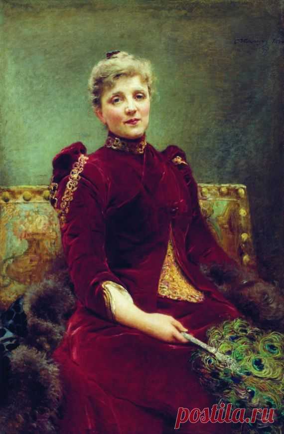 Женские портреты художника Маковского К.Е. 2 / Картинки для декупажа / PassionForum - мастер-классы по рукоделию
