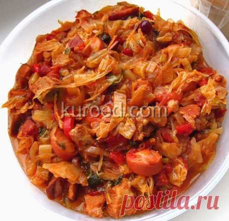 РЕЦЕПТЫ | Тушеная капуста с курицей