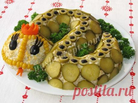 украшение салата