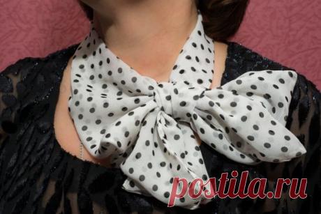 Французская косынка! Способы завязывания, выкройка+мастер-класс