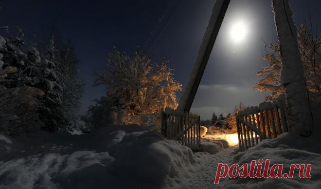 Фотография пользователя mikereva - Одной зимней, лунной ночью... из раздела пейзаж №5410259 - фото.сайт - Photosight.ru
