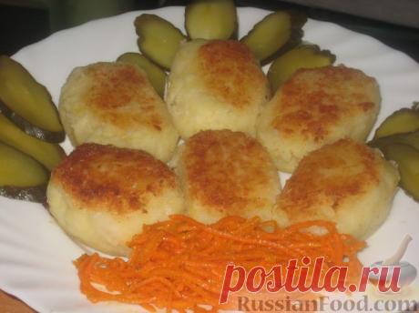 Рецепт: Котлеты картофельные на RussianFood.com