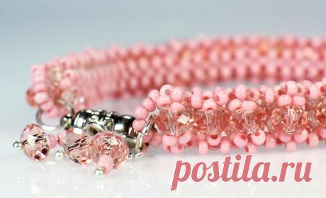 Браслет "Розовый Фламинго"