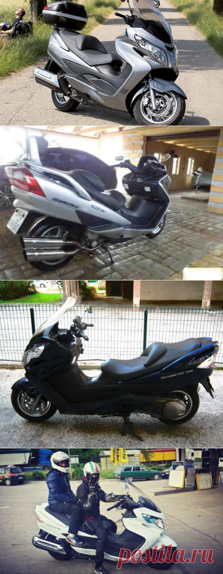 Макси скутера Suzuki Skywave 400: технические характеристики, фото
