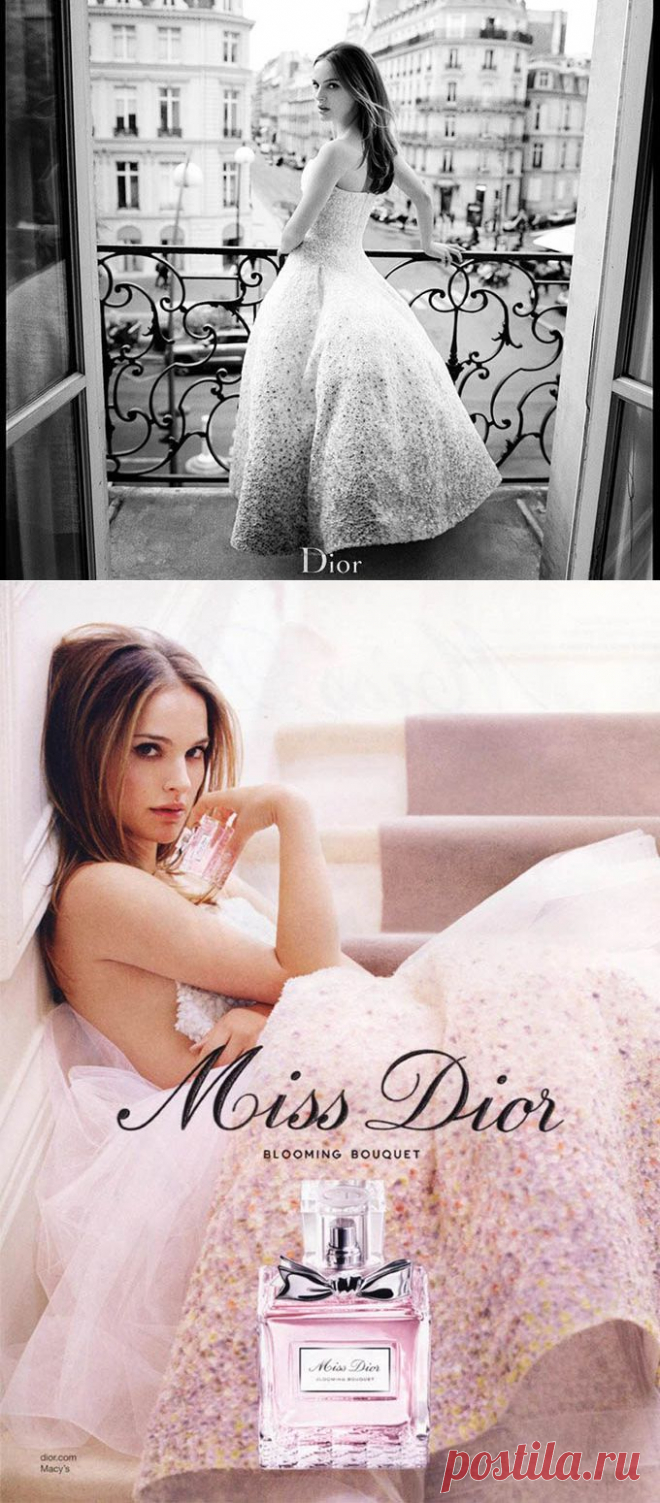Натали Портман в рекламе “Miss Dior Blooming Bouquet” (Интернет-журнал ETODAY)