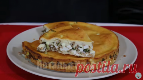 Рыбный пирог на скорую руку