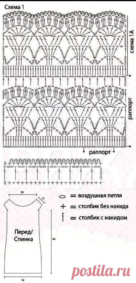 Юбка крючком 2019
