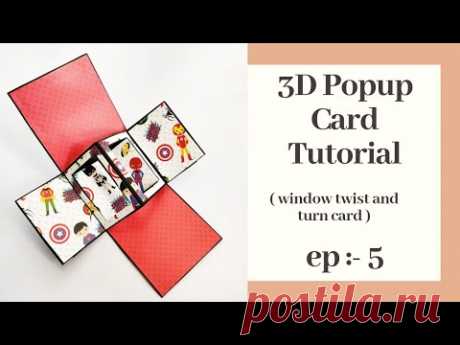3D Pop-up Card Tutorial | Episode 5 - YouTube