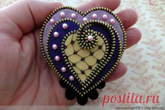 19 Ways to Make Felted Zipper Brooch