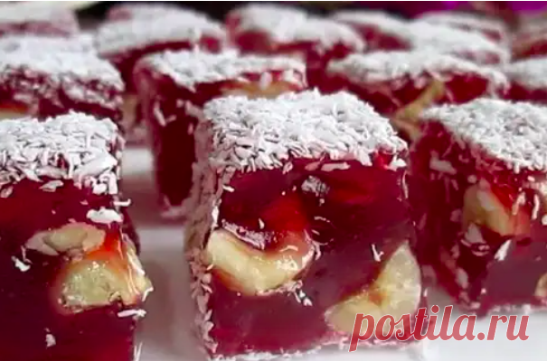 Домашний рахат-лукум с орехами Рахат-лукум с орехами