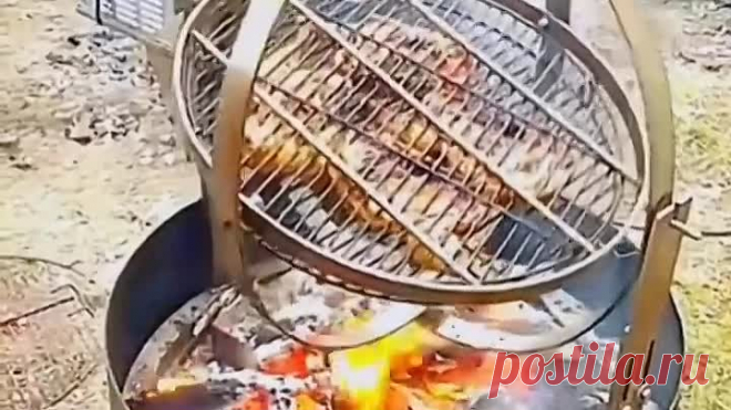 Сделай и себе такую гриль барбекю, необычное решение и отличный результат