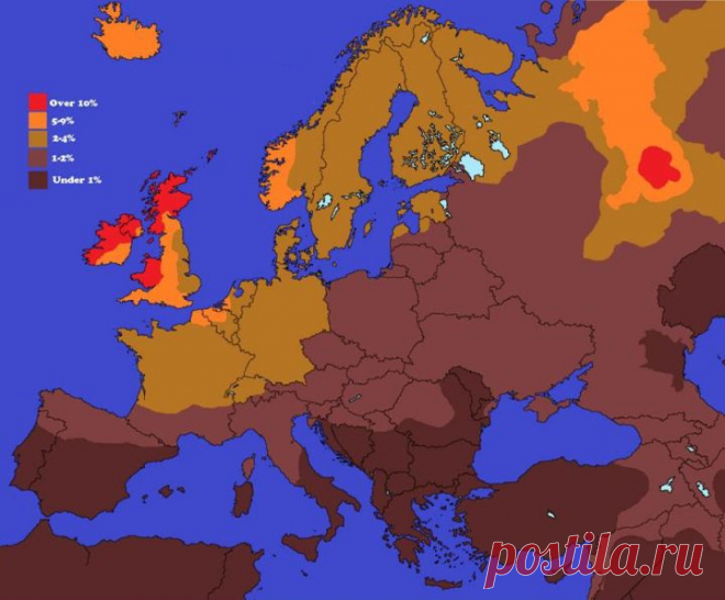 21 карта, которые вам не покажут в школе | KaifZona.Ru