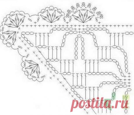 Вяжем ажурную шаль "Паучки"