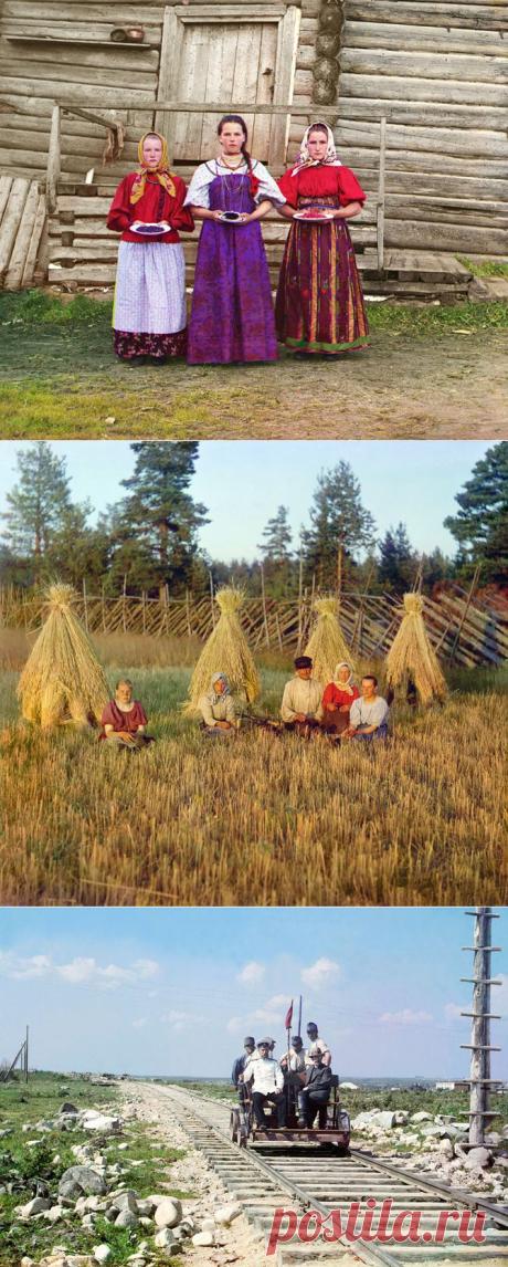 Цветные фотографии столетней давности! Фотоподборка.