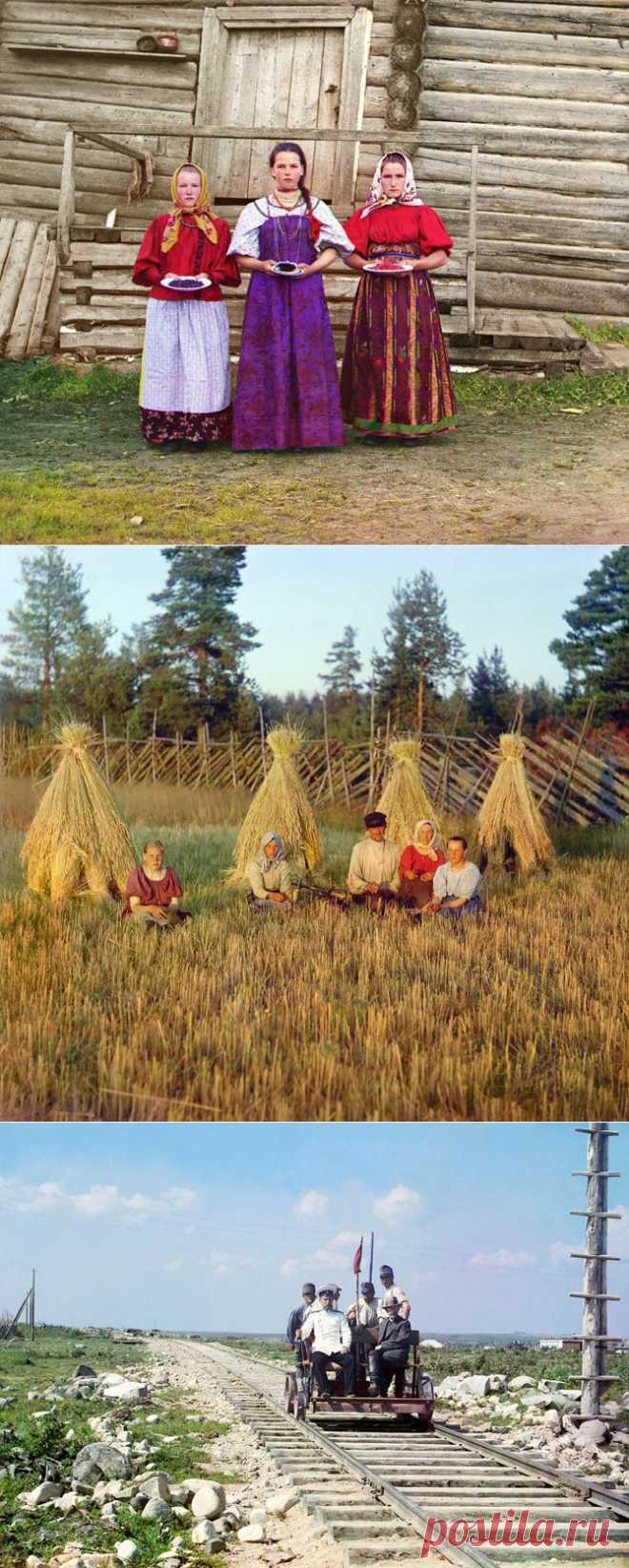Цветные фотографии столетней давности! Фотоподборка.