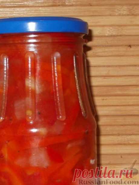 Рецепт: Лечо из перца с помидорами и луком на RussianFood.com
