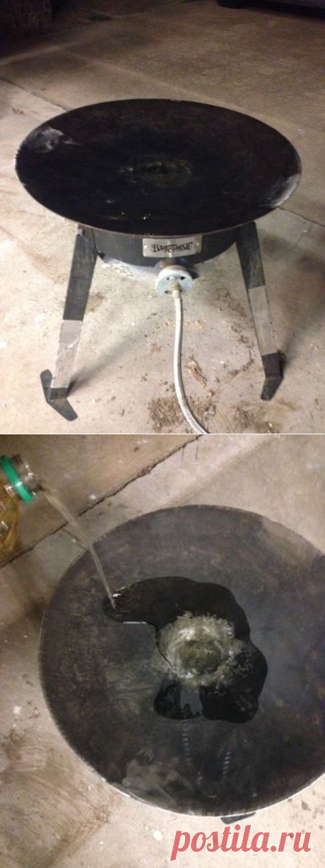 Сковорода для приготовления из диска бороны