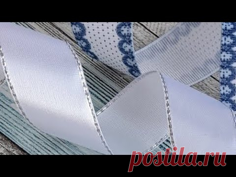 Смогут все 🌸 Лёгкая сборка Бантики из атласных лент и органзы Бантики  Канзаши своими руками