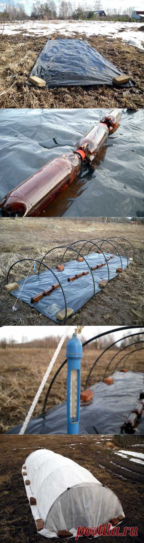 Сооружаем весенний парник для рассады.