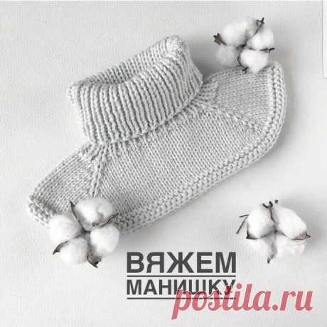 Вяжем простую манишку