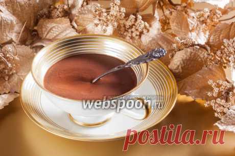 Классический горячий шоколад из тёртого какао
Вода
 200 мл
	Какао тёртое
 47 г