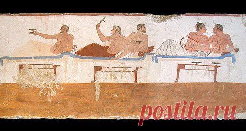 Историки воссоздали застольную игру древних греков