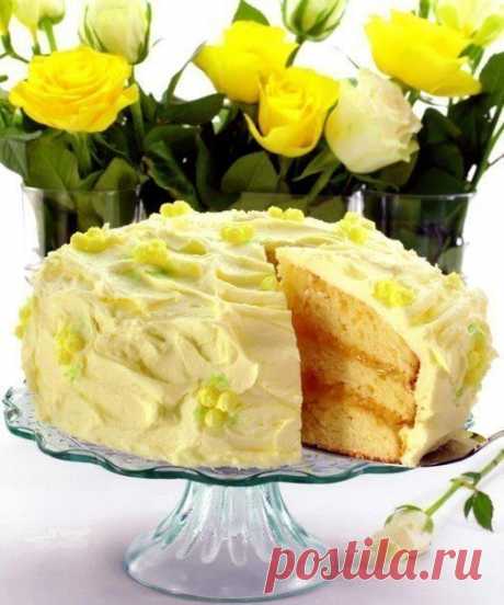 Лимонный торт / Изысканные кулинарные рецепты