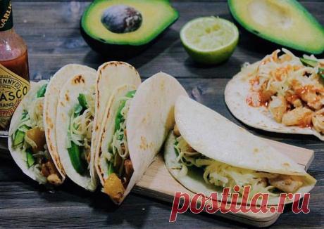 Такос с курицей и авокадо🌮 - пошаговый рецепт с фото. Автор рецепта Юлия (инстаграм __chef_zi__) . - Cookpad