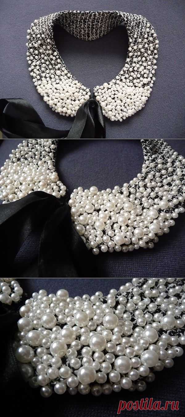 Воротничок в стиле Chanel / Воротнички / Модный сайт о стильной переделке одежды и интерьера