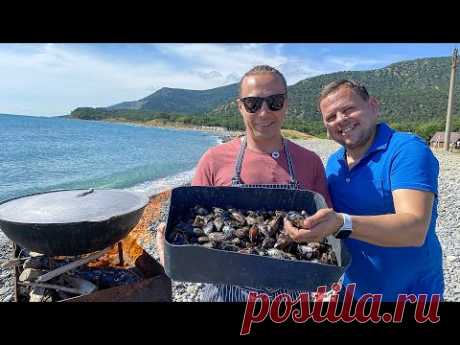 Мидии в шампанском