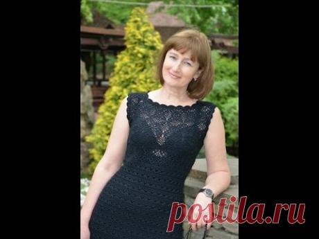 Вязаные платья и кофточки. Crochet dresses and blouses.