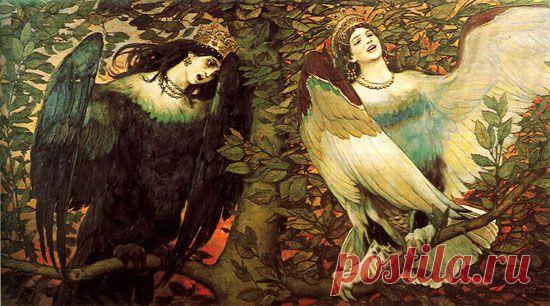 Птицы солнечного сада: Сирин, Алконост, Гамаюн и прочие священные птицы