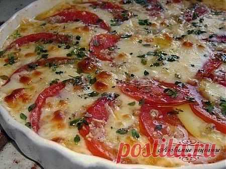 Великолепная закуска "Помидоры с сыром" &raquo; Любимые рецепты