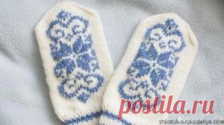 Красивые варежки спицами Красивые варежки спицами с орнаментом. Варежки своими руками вязаные спицами Мастер класс