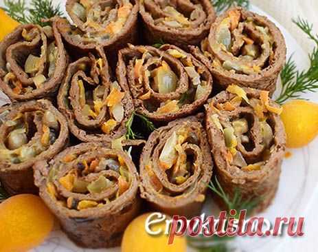 Рулетики из печени — Емвкусно