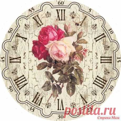 Картинки для декупажа часов