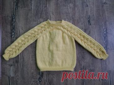 Crochet openwork sweater free pattern