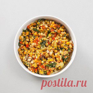 Чечевица с овощами