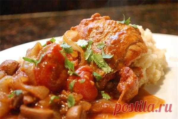 Чахохбили из кур в казане - Простые рецепты Овкусе.ру