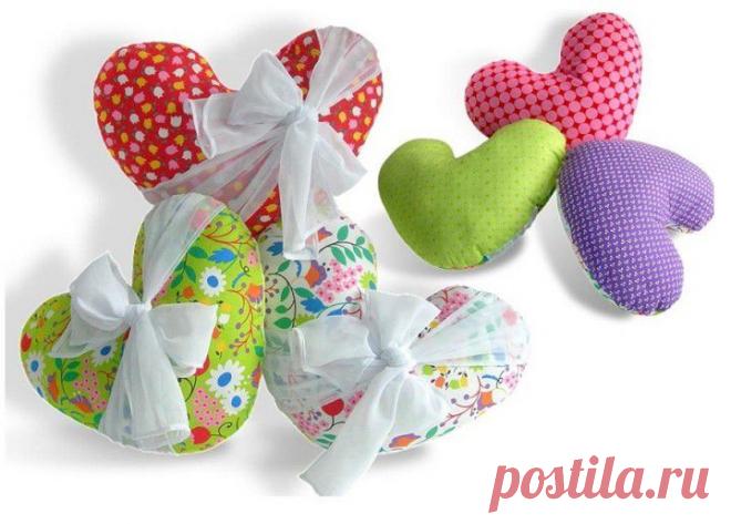 (+1) тема - Подушка в форме сердца | РУКОДЕЛИЕ