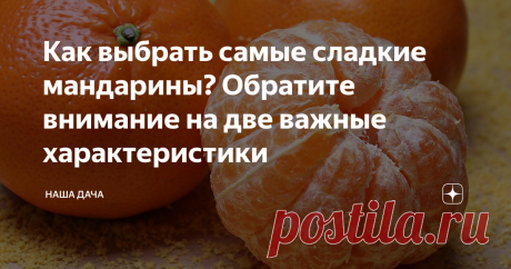 Как выбрать самые сладкие мандарины? Обратите внимание на две важные характеристики Бывает и такое – купишь в магазине пару кило счастья, а мандарины – кислющие, в рот не возьмешь. Я тоже так попадалась, бывало. Как угадать при покупке, чтобы после не разочароваться?