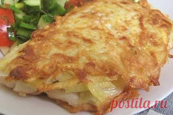 Рыба в картофельной корочке — Женская страничка