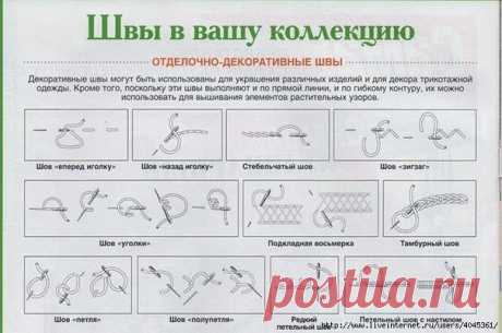 Швы в вашу коллекцию