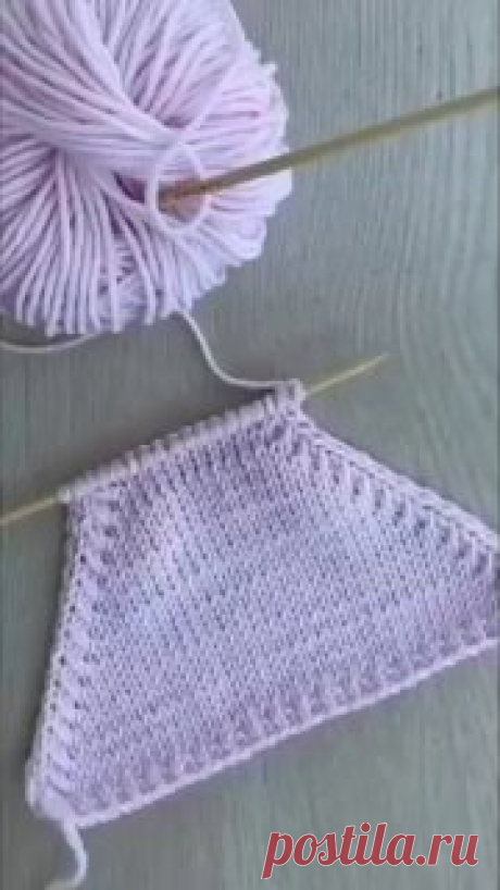 Симпатичные убавки с двухсторон!Очень красивый край!Забирайте себе в копилочки!  🌸#вязание  • #убавки  жилет женский вязаный