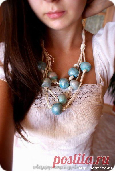 Коралловые бусы из соленого теста. Рецепт приготовления соленого теста.