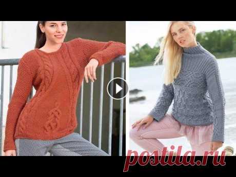 Новые Пуловеры Спицами - 2019 / New Pullovers with Knitting Needles Новые Пуловеры Спицами. New Pullovers with Knitting Needles....