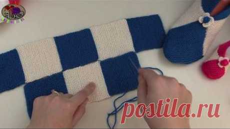 Bulmaca Kare Patik Yapımı ♥