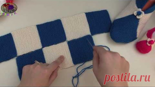 Bulmaca Kare Patik Yapımı ♥