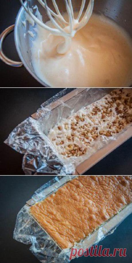 Семифреддо на мёде с грецкими орехами